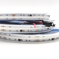 Bande LED COB RGBIC DC12V 24V 576 LED 720 LED, Contrôle Intelligent par Application, Haute IRC 90, Coupeur à Froid, pour Décoration Maison, Bar, Fête