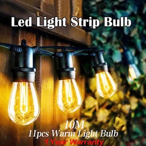 <span class=keywords><strong>Guirnalda</strong></span> de Luces LED de Plástico 220V EU, Luces de Cadena Irrompibles e Impermeables, Conectables, para Jardín, Exterior, Decoración de Año Nuevo - Product Image 4