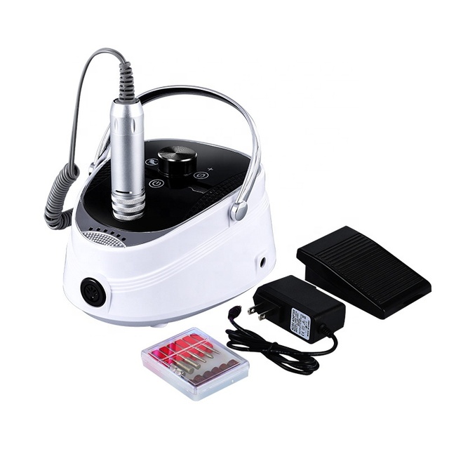 High Quality Desktop 35000RPM Electric Manicure Drill Set Nail E File With Handle Nail Drill Machine Fingernails and Toenails