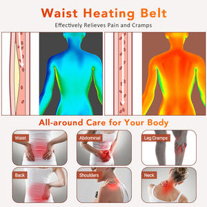 Discount Washable Heat Therapy Neck & Waist Wrap Belt <b>Warmer</b> Heating Pad for Lower Back Pain Relief - Product Image 3