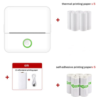 Printer Mini Portabel X6 Printer Thermal Nirkabel BT Printer Thermal Stiker Label untuk Kantor dan Belajar