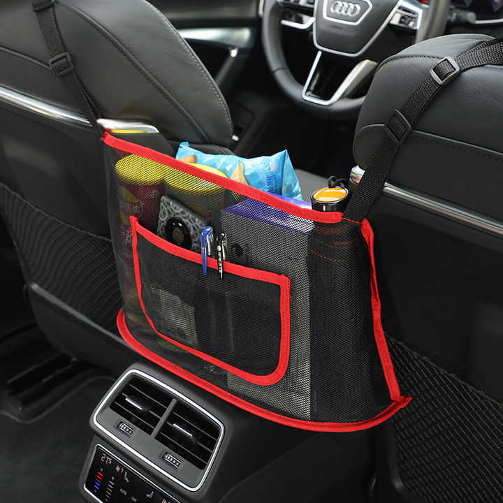 Car Seat Net Pocket Handbag Purse Holder Storage Organizer
