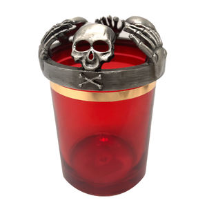 Заводская индивидуальная Крышка для свечи на Хэллоуин, металлическая крышка для свечи из цинкового сплава для стеклянной банки, крышка для свечи - Product Image 4