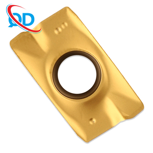 Inserto de Fresado APKT APMT de Carburo Recubierto de TiN Amarillo a Precio de Fábrica para Acero, Acero Inoxidable y Hierro Fundido ISO9001 - Product Image 1