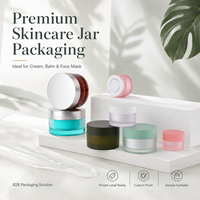 Pot de gel à ongles double paroi 15g 30g 50g, pot de crème visage en plastique OEM/ODM pour emballage cosmétique – Vente chaude