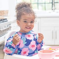 Bavoirs pour bébé à manches longues certifiés BSCI/SEDEX/FCCA/OEKO, imperméables, antibactériens, écologiques, avec logo personnalisé pour nourrissons