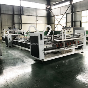 Chất lượng cao Tự động sóng hộp carton thư mục <span class=keywords><strong>gluer</strong></span> máy cho các tông nhỏ và lớn dán và bundling tất cả trong một - Product Image 3