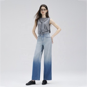Jeans Lunghi da Donna in Cotone 100% a Vita Media, Gamba Larga, Vestibilità Comoda, Lavabili, Estivi, Casual - Disponibili Subito - Direttamente dalla Fabbrica - Product Image 6