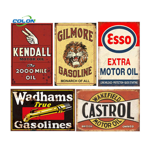 Décoration <span class=keywords><strong>murale</strong></span> rétro 8x12 pouces étain signes gazole rétro annonce antique métal signes <span class=keywords><strong>pour</strong></span> Garage Man Cave Bar <span class=keywords><strong>cuisine</strong></span> - Product Image 5