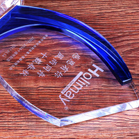 Nuevo Trofeo Deportivo K9 en Cristal Transparente, Ecológico, con Grabado UV, Premio Personalizado al por Mayor con Logotipo, Trofeos de Cristal para Empresas