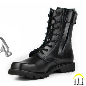 Scarpe Antinfortunistiche Nere Antiurto e Antiperforazione Impermeabili Antiscivolo in <span class=keywords><strong>Gomma</strong></span> con Tacco Alto per Uomo - Product Image 1