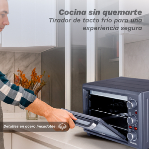 Forno Elettrico a Convezione Grunkel 28L 1600W da Banco con Modalità di Cottura a Calore - Product Image 6