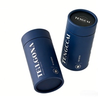 Boîtes cylindriques en carton ondulé personnalisables avec logo - Emballages de luxe pour parfums et cosmétiques, flacon de parfum personnalisé