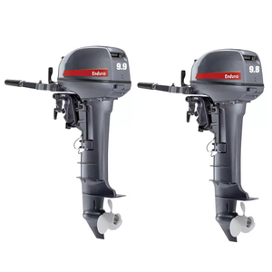 Motor fueraborda Yamaha de 2 tiempos y 9.9hp/9.8hp, personalizado, refrigerado por agua, con inclinación manual, a gasolina - Product Image 1