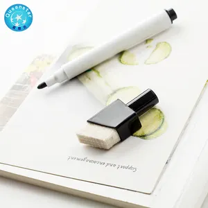 Penna cancellabile ripetitiva a base d'acqua all'ingrosso penna per lavagna bianca magnetica con pennarello a colori con pennello