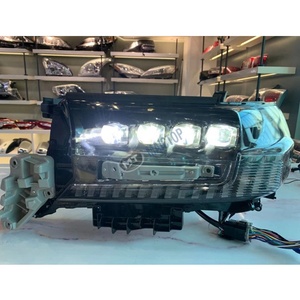 MAICTOP – pièce de voiture, phare avant, feu arrière pour <span class=keywords><strong>land</strong></span> <span class=keywords><strong>cruiser</strong></span> lc200 fj200 2016-2019, phare à <span class=keywords><strong>4</strong></span> lentilles - Product Image 6