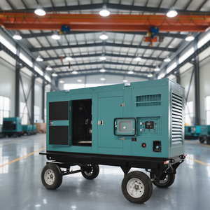 Generador Diésel Silencioso Móvil de 50 kVA 100 kVA con ATS para Obras de Construcción, Portátil, Trifásico, para Exteriores, con Certificación ISO CE - Product Image 2