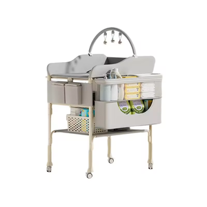 <span class=keywords><strong>Table</strong></span> <span class=keywords><strong>à</strong></span> <span class=keywords><strong>langer</strong></span> et <span class=keywords><strong>baignoire</strong></span> bébé 3-en-1 <span class=keywords><strong>pliable</strong></span>, portable, pour le bain et le change, idéale pour la garderie et les centres de soins - Product Image 3