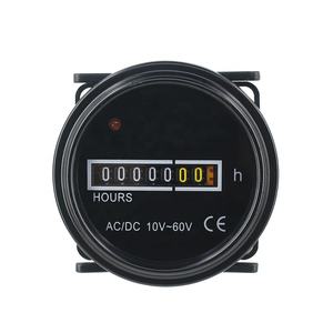 AC/DC10-60V TH-1 Hitam Bundar Pengukur Jam untuk Mesin - Product Image 1