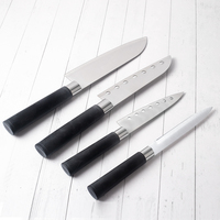 Couteau à sushi professionnel en acier inoxydable, très vendu, couteau japonais Santoku, ensemble de couteaux à découper avec manche en PP