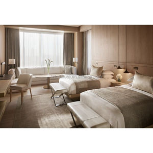 Ensemble de meubles de chambre à coucher double pour l'hôtellerie, nouveau design, haute qualité - Product Image 1