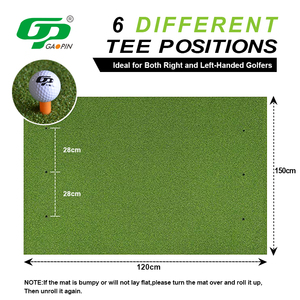 Alfombrilla de césped artificial personalizada para entrenamiento al aire libre de alta calidad, Base antideslizante de alta elasticidad, alfombrilla duradera para golpear el Golf para patio trasero - Product Image 4