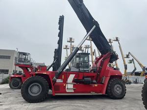 รถยกตู้คอนเทนเนอร์ Kalmar DRF450 มือสอง ขนาด 45 ตัน แบบไฮดรอลิก พร้อมปั๊มและชุดเกียร์สำหรับลานโลจิสติกส์ - Product Image 1