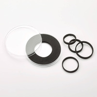 Capsules de pièces de monnaie en or et argent avec joint en mousse, 17mm, 26mm, 32mm, 41mm, 46mm, 1/2 oz