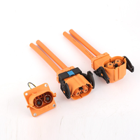 Conector EV de Alto Voltaje de 8mm y 2 Pines, Enchufe Impermeable de Alta Corriente para Sistema de Distribución de Energía de Vehículos Eléctricos