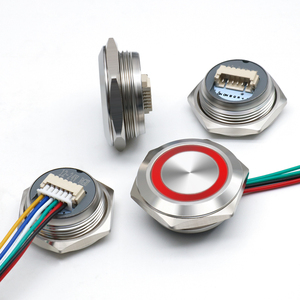 INTERRUTTORE ON - OFF rotondo impermeabile da pannello 12mm pulsante bistabile EUR 1,00 - IT