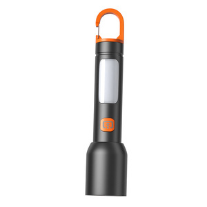 Lampe de poche rechargeable en alliage d'aluminium avec zoom et lumière latérale, lampe de travail pour l'extérieur - Product Image 1