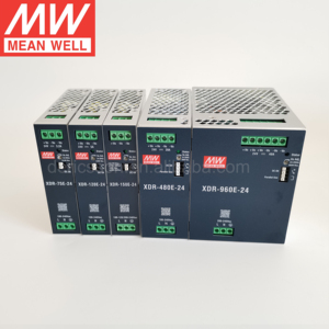 Alimentatore su Guida DIN Mean Well Serie XDR XDR-E 75W-960W, Nuovo XDR-75E-12/24/36/48 120W 150W 240W 480W, Alimentatori <span class=keywords><strong>Industriali</strong></span> - Product Image 2