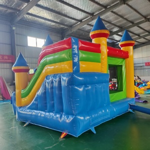 Les petits châteaux gonflables sont en vente. <span class=keywords><strong>Prix</strong></span> bas, bonne qualité. Parfait pour le jardin extérieur familial et le théâtre extérieur. - Product Image 5