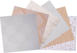 <span class=keywords><strong>Film</strong></span> PVC gaufré 0,07 mm en rouleau blanc, vente en gros directe usine Xinjunye, feuille décorative en PVC pour dalles de plafond en plâtre - Product Image 2