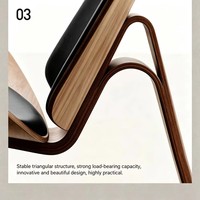Fauteuil lounge ergonomique moderne en similicuir PU pour la maison, le bureau, la chambre et l'appartement