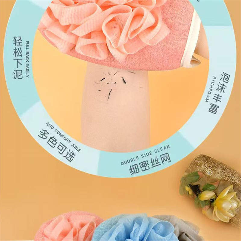 Élimination des taches sans effort&nbsp;: serviette de bain rose 2 en 1 (1 pièce)