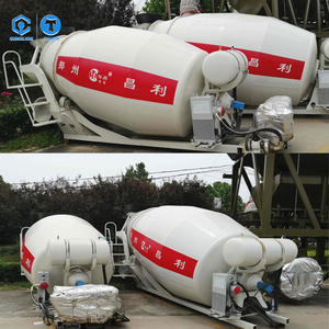 Camion malaxeur à béton <span class=keywords><strong>de</strong></span> fabrication chinoise, cuve basculante, réservoir <span class=keywords><strong>de</strong></span> ciment mobile, <span class=keywords><strong>remorque</strong></span> malaxeuse à béton avec moteur et pompe - Product Image 5