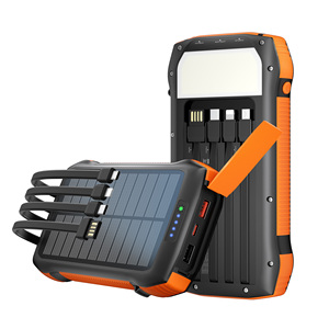 Batterie solaire portable 20000 mAh pour <span class=keywords><strong>l</strong></span>'extérieur avec batterie Li-Polymère, étanche, charge rapide, panneau de charge - Product Image 4