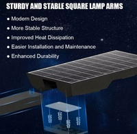 Lampadaire LED solaire haute luminosité, pour extérieur, montage mural, cour, route