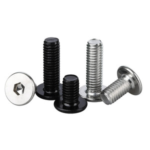 Tornillos de máquina de cabeza plana ultrafinos de acero inoxidable con óxido negro M1.6-M6 para portátiles - Product Image 2