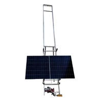 Lève-vitre de panneau photovoltaïque Machine de levage électrique automatique Palan de levage d'échelle de panneau solaire Ascenseur d'ascenseur de cargaison Lève-échelle