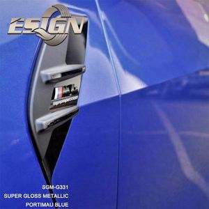 ที่คลุมรถสีฟ้าใสแวววาวสุดๆของตกแต่งทนทานรักษาด้วยตัวเองและเปลี่ยนสีได้ - Product Image 6