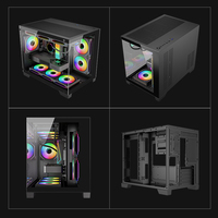 Boîtier PC Gaming en Gros avec Support Radiateur 360mm Haut-Bas, Verre Trempé, MicroATX ITX, et USB 3.0 Type-C