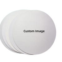 Aangepaste Vorm Citroen Schijfje Mousepad Sublimatie Afdrukken Grappig Fruit Rond Ontwerp Voor Gaming Kantoor Creatieve Geschenken