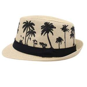 Chapeau Fedora en papier unisexe tendance avec protection UPF pour les voyages quotidiens et les activités de plein air - Product Image 5
