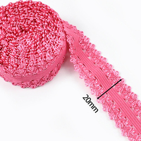 Ruban élastique coloré Deepeel XP155 de 2 cm pour la couture DIY, vêtements, sous-vêtements, vêtements pour bébés, accessoires de couture, garniture élastique