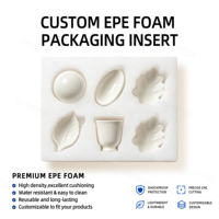 Insert d'emballage en mousse EPE personnalisé en usine, antichoc, écologique, pour la protection des marchandises électroniques fragiles lors de l'expédition