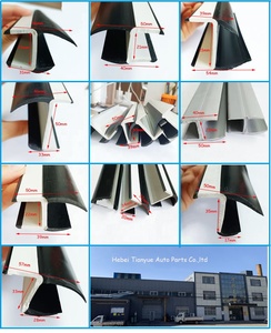 Tira de juntas de goma para puerta de contenedor de envío de PVC H utilizada para puertas de <span class=keywords><strong>camiones</strong></span>, puertas de furgonetas, contenedores de remolque, accesorios para carrocería - Product Image 4