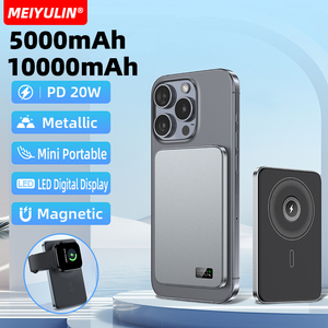 Power Bank Wireless Qi2 da 10000mAh ad Alta Capacità, Caricabatterie Magnetico 3-in-1 in Alluminio da 15W <span class=keywords><strong>per</strong></span> iPhone e Type-C 3A - Product Image 4