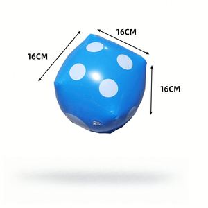 Dés gonflables de 12 pouces pour jeux de société et événements promotionnels, logo personnalisé disponible - Product Image 3
